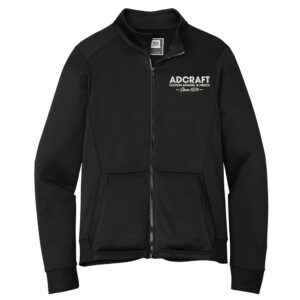 Adcraft Employee New Era Men Performance Terry Full Zip-Black