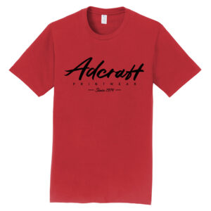 Adcraft Employee Rah Rah Unisex Fan Favorite Short Sleeve Tee-Bright Red