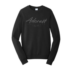 Adcraft Employee Rah Rah Unisex Fan Favorite Crew Sweatshirt-Black