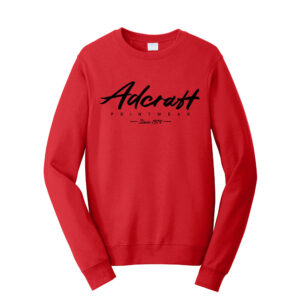 Adcraft Employee  Rah Rah Unisex Fan Favorite Crew Sweatshirt-Bright Red