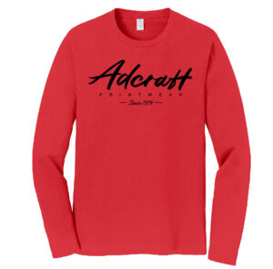 Adcraft Employee Rah Rah Unisex Fan Favorite Long Sleeve Tee-Bright Red