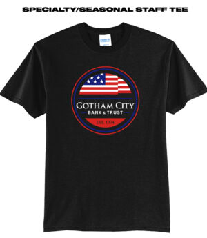 Gotham City Unisex Basic Short Sleeve Tee-Black