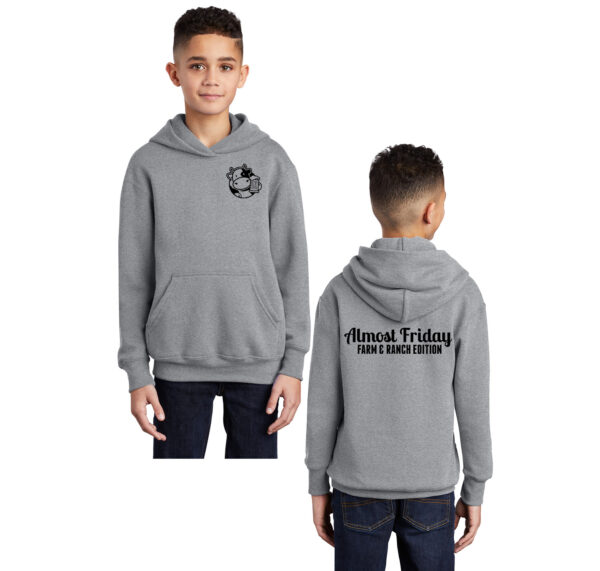 Ott Farms Youth Hooded Sweatshirt-athletic Heather