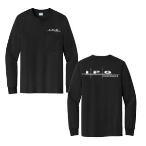 IPG Photonics Essential Long Sleeve Pocket Tee-Black