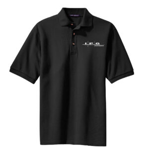 IPG Photonics Heavyweight Cotton Pique Polo-Black