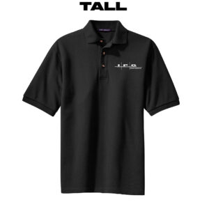 IPG Photonics TALL Heavyweight Cotton Pique Polo-Black