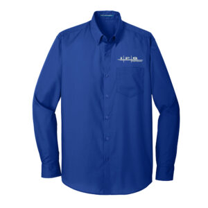 19. IPG Photonics Long Sleeve Carefree Poplin Shirt-True Royal