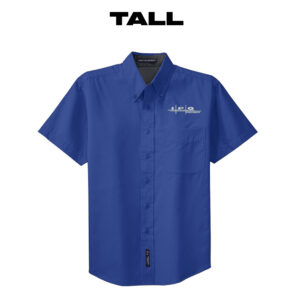 24. IPG Photonics TALL Short Sleeve Easy Care Shirt-Royal