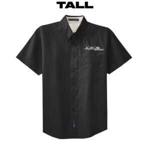 26. IPG Photonics TALL Short Sleeve Easy Care Shirt-Black