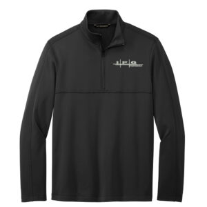 28. IPG Photonics Smooth Fllece 1/4 Zip-Black