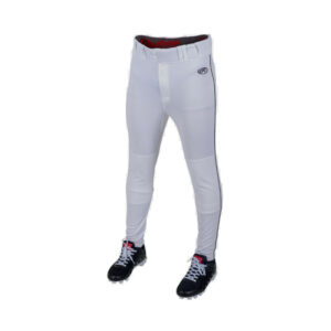 Bettendorf Baseball Club Rawlings Launch Tapered Jogger Fit pant with piping-White/Black