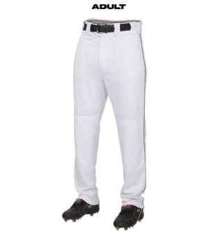 Bettendorf Baseball Club Rawlings pro Semi-Relaxed Fit Pant w/Piping-White/Black