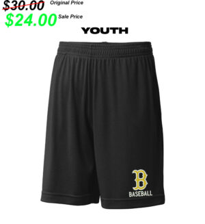 Bettendorf Baseball Club YOUTH Sport-Tek PosiCharge Competitor Pocket Short-Black