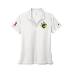 CNB Nike Ladies Dri-FIT Micro Pique 2.0 Polo-White