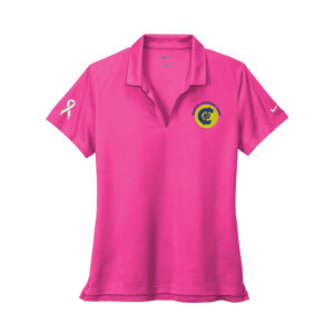 CNB Nike Ladies Dri-FIT Micro Pique 2.0 Polo-Vivid Pink