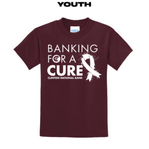 CNB Youth Short Sleeve Tee-Maroon