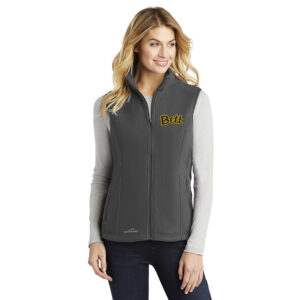 Bettendorf FBLA Eddie Bauer – Ladies Fleece Vest jacket-Grey Steel