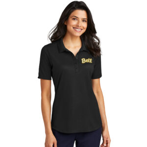 Bettendorf FBLA Port Authority Ladies  Fine Pique Blend Polo-Black Heather