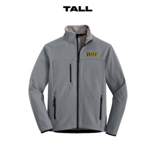 Bettendorf FBLA Tall Glacier Men Soft Shell Jacket-Smoke Grey