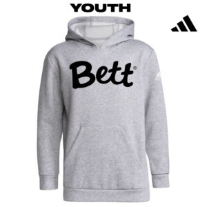 Bettendorf FBLA Adidas Youth Fleece Hooded Sweatshirt- Medium Grey Heather