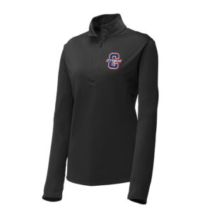 Camanche Sport-Tek Ladies PosiCharge Competitor 1/4 Zip Pullover-Black