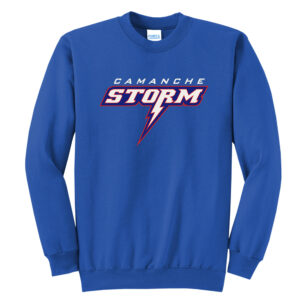 Camanche Unisex Fleece Crewneck Sweatshirt-Royal