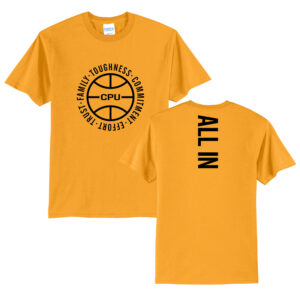 CPU Boys BB PG Unisex Short Sleeve Tee-Gold