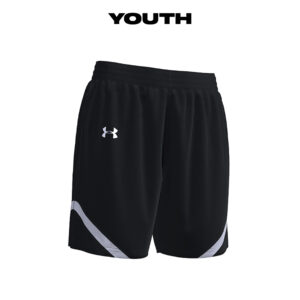 CPU Boys BB PG Under Armour Stock YOUTH Clutch 2 Reversible Short-Black/White