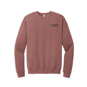 Current Coffee Bella and Canvas Unisex Sponge Fleece Drop Shoulder Sweatshirt-Mauve