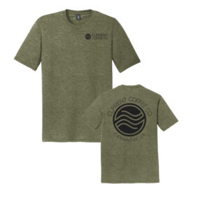 Current Coffee Unisex Rah Rah Premium Short Sleeve Tee-Military Green Frost