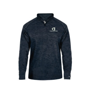 CFB Men Badger Tonal Blend 1/4 Zip-navy Tonal Blend