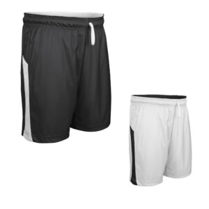 CPU Girls BB Uniforms SWISH Women’s reversible basketball Shorts-Black/White