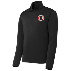 Clinton Men Sport-Tek PosiCharge Competitor 1/4 Zip Pullover-Black