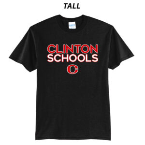 Clinton Tall Short Sleeve Tee-Black