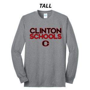 Clinton Tall Long Sleeve Tee-Athletic Heather