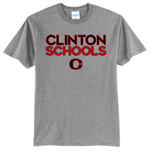 Clinton Unisex Short Sleeve Tee-Athletic Heather