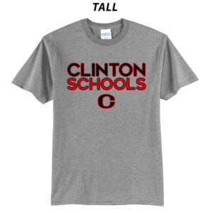 Clinton Tall Short Sleeve Tee-Grey