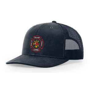 Fulton Fire Richardson  Freemont Trucker  Mesh Back Adjustable back cap-Navy