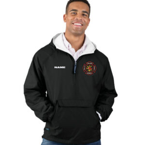 Fulton Fire Charles River Classic Solid Pullover Adult-Black