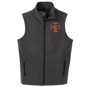 Fulton Fire Port Authority Core Soft Shell Vest Men-Black/Charcoal Heather