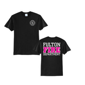 Fulton Fire Unisex Short Sleeve Tee-Black