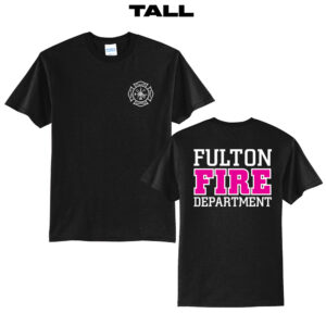 Fulton Fire Tall Short Sleeve Tee-Black