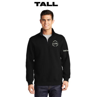 LYB ERT Sport-Tek Tall 1/4-Zip Sweatshirt Men-Black