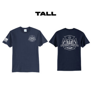 LYB ERT TALL Unisex Basic Short Sleeve Tee-Navy