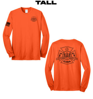 LYB ERT Unisex TALL Long Sleeve Tee-Safety Orange