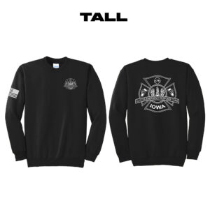 LYB ERT TALL Unisex Basic Crewneck Sweatshirt-Black