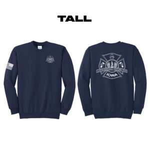 LYB ERT TALL Unisex Basic Crewneck Sweatshirt-Navy