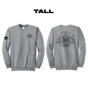 LYB ERT TALL Unisex Basic Crewneck Sweatshirt-Athletic Heather