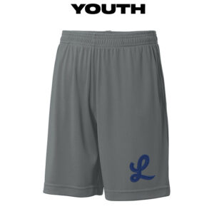 Legacy Baseball YOUTH Sport-Tek PosiCharge Competitor Pocket Short-Iron Grey