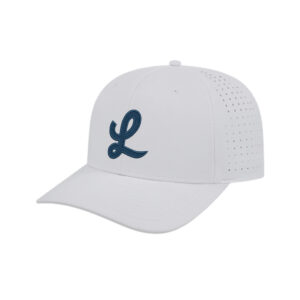 Legacy Baseball Flexfit 110 Perforated Performance Snap Back Cap-White